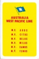 Australia - West Pacific Line - yellow